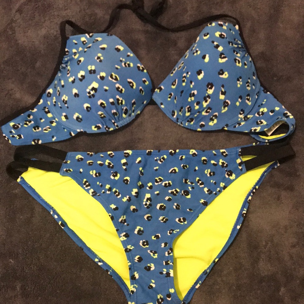 EUC Joe Boxer Push Up Bikini